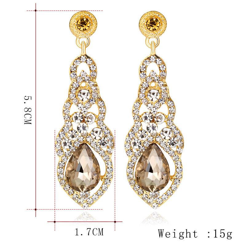 Stylish European Bride Geometric Earrings, Hot Selling