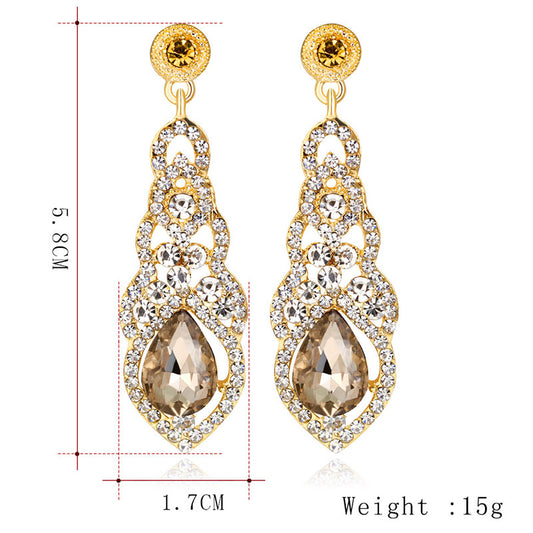 Stylish European Bride Geometric Earrings, Hot Selling