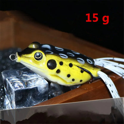 Lifelike Soft Small Jump Frog Fishing Bait