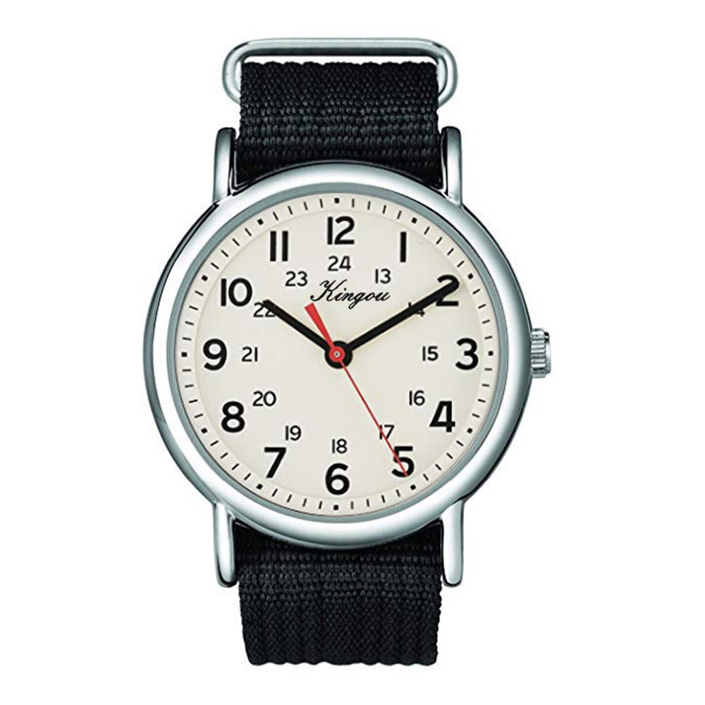 Nylon Band Student Quartz Watch - Hot Selling Model
