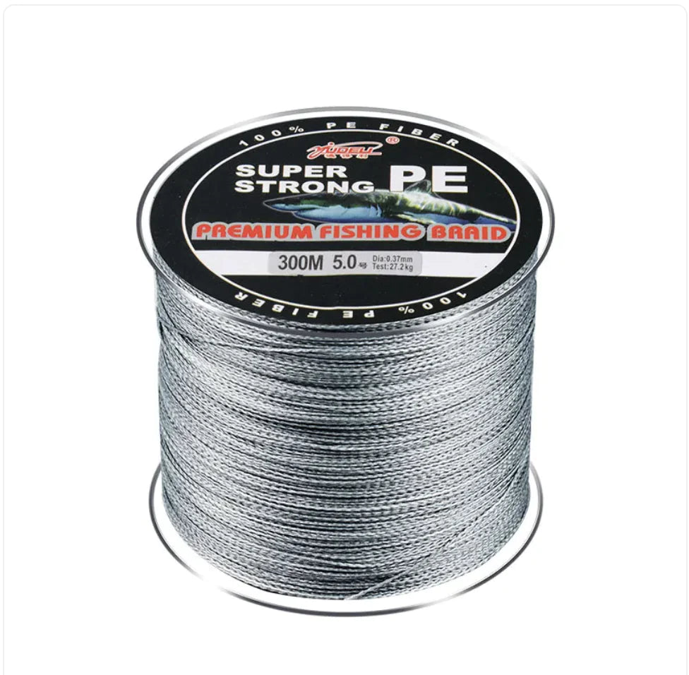 300m 4-Strand PE Braided Fishing Line