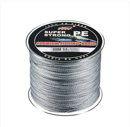 300m 4-Strand PE Braided Fishing Line