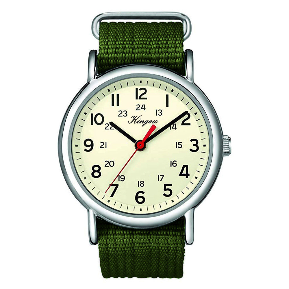 Nylon Band Student Quartz Watch - Hot Selling Model