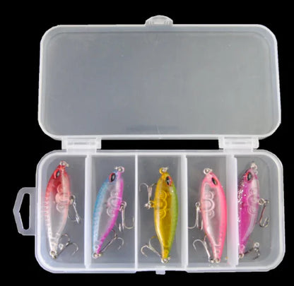 5pcs Artificial Fishing Bait Set