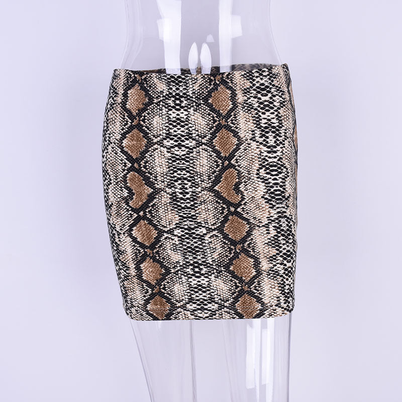 Women's Sexy Snake Print Skirt - Hot Selling Style