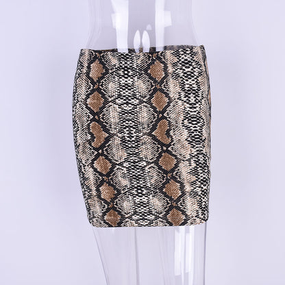 Women's Sexy Snake Print Skirt - Hot Selling Style