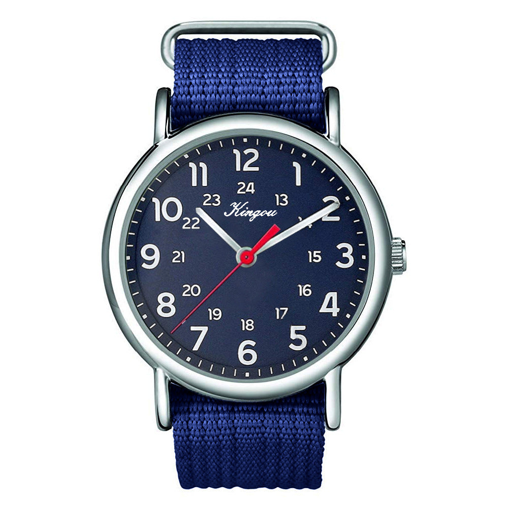 Nylon Band Student Quartz Watch - Hot Selling Model