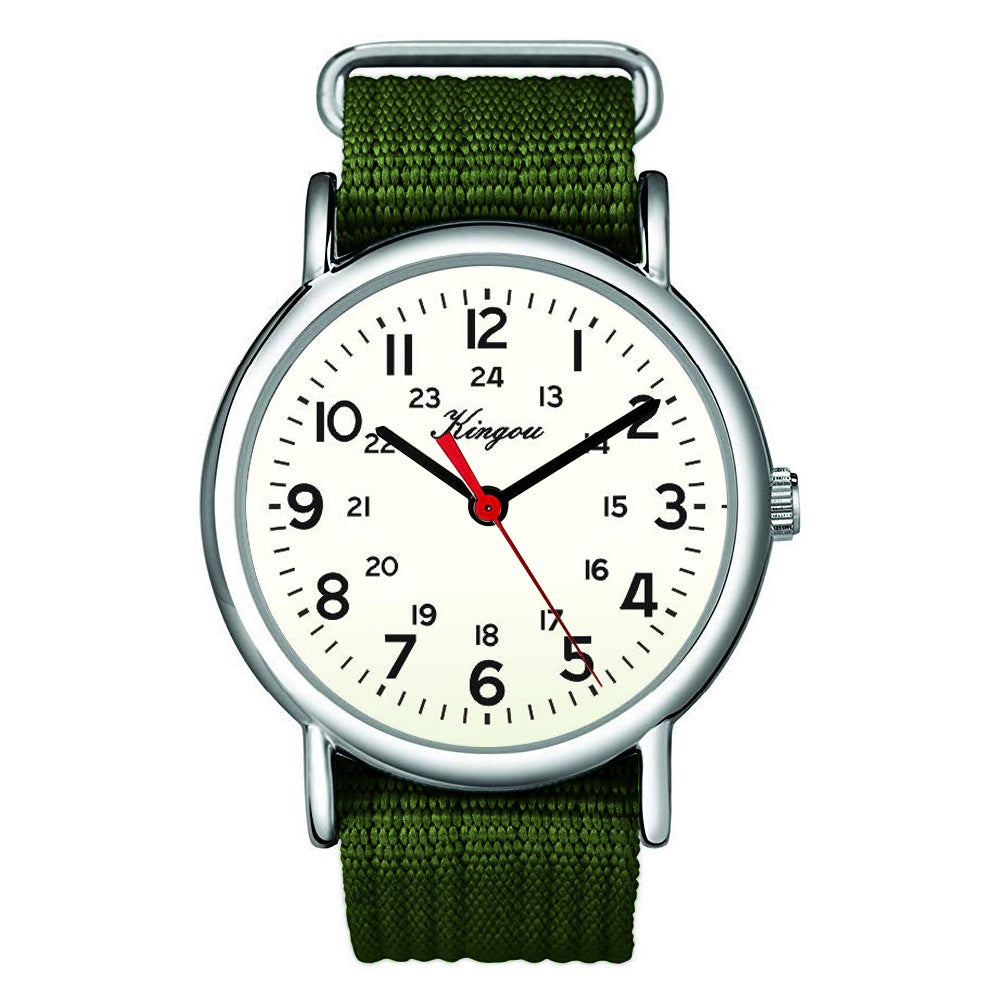 Nylon Band Student Quartz Watch - Hot Selling Model