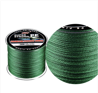 300m 4-Strand PE Braided Fishing Line